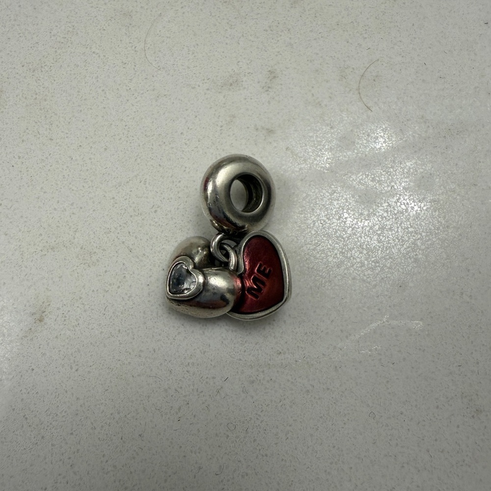 Pandora You and Me Heart Charm
